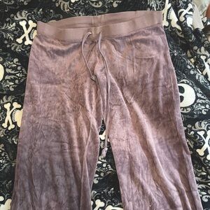 Juicy Couture Velvet Light Purple Sweatpants